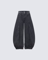 Winter New Vintage Balloon Wide-Leg Jeans