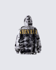 Camouflage Nirvana Graphic Hoodie