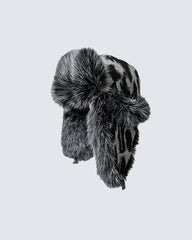 Winter New Leopard Print Trapper Hat