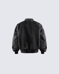 Washed Zip-Up Cotton Jacke