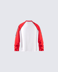 Graphic Raglan Long Sleeve T-shirt