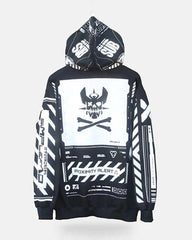 Darkness Cyber Zip Hooded Jacket