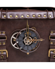 Vintage Steampunk Clock Design Handbag