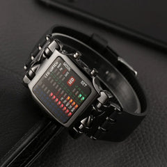 Led Digital Binary Wrist Watch