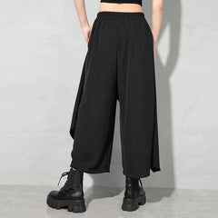 Women's Layered Pants Black