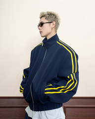Contrast Stripe Track Jacket