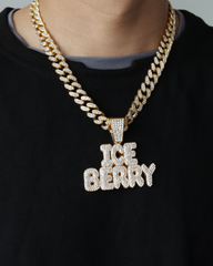 Custom DIY Couple Bubble 10mm Cuban Link Necklace