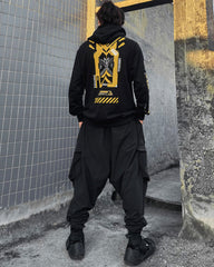 Cyberpunk Futuristic Sci-fi Functional Hoodie