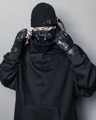 Cyberpunk Tactical Metal Knit Hat