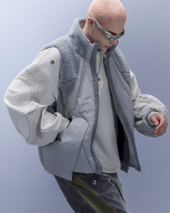 Cyberpunk Outfits Stand-Collar Lightweight Winter Down Vest