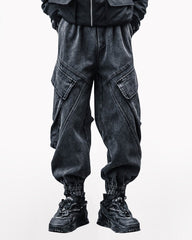 Streetwear Loose Black Denim Y2K Jeans
