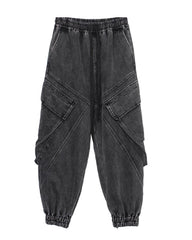 Streetwear Loose Black Denim Y2K Jeans