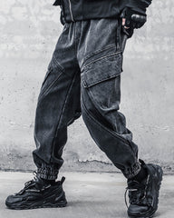 Streetwear Loose Black Denim Y2K Jeans