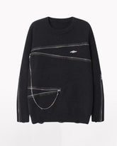 Double Zipper Oversize Lover Sweater