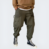 Dark Green Wide Leg Pants