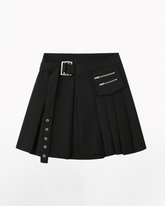 Functional Belt Pocket Cargo Mini Skirt