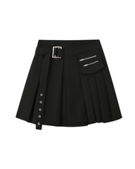 Functional Belt Pocket Cargo Mini Skirt