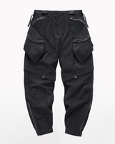 Functional Deconstructed Patchwork Zippered Cargo Pants