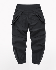 Functional Deconstructed Patchwork Zippered Cargo Pants