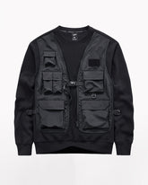 Fake Two Vest Tactical Sweatshirt