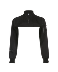 Functional Irregular Crop Top