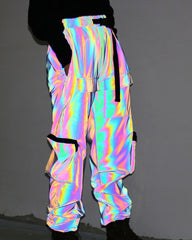 Functional Laser Colorful Reflective Pants