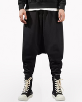 Streetwear Loose Drop-Crotch Hakama Pants