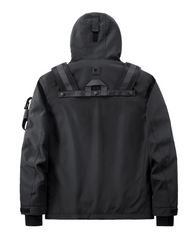 Functional Multi-pocket Cargo Hooded Jacket