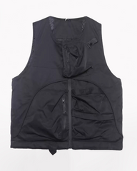 Functional Patchwork Multi-Pocket Tactical Winter Vest