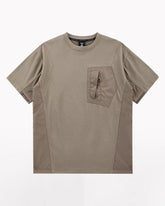 Functional Pockets Patchwork T-Shirt