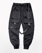 Black Paratrooper Cargo Pants