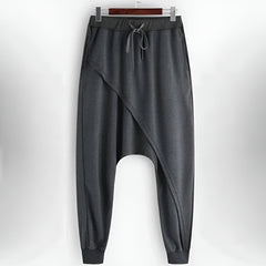 Grey Drop Crotch Pants