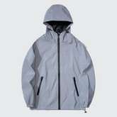 Grey Reflective Hoodie