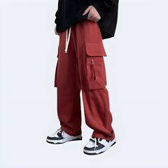 Red Techwear Pants