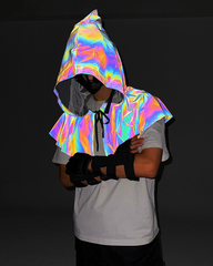 Halloween Colorful Reflective Wizard Cape