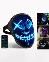 APP Changing Face Led Cyberpunk Mask