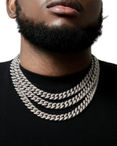 Hip Hop 12mm Iced Cuban Link Chain