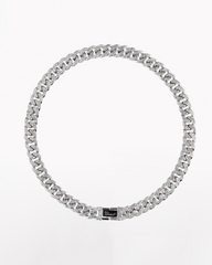 Hip Hop Titanium Steel Cuban Link Chain Necklace