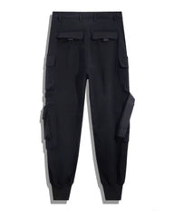 Black Multi-Pockets Women Cargo Pants