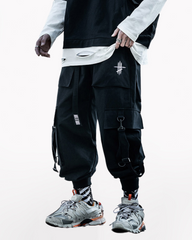 Street Style Black Cargo Pants