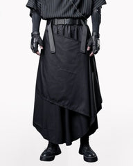 Janpanese Mock Two-Tier Hakama Pants