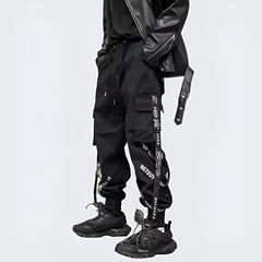 Black Techwear Cargo Pants