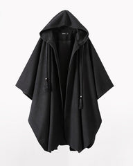 Long Cape Hooded Coat
