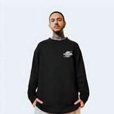 Futuristic Black Long Sleeve Shirt