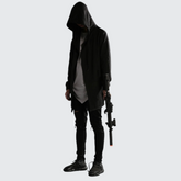 Long Hooded Sweatshirt