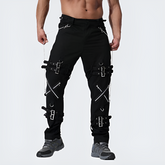 Cyberpunk 2077 Black Buckle Pants