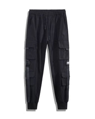 Women Black Slim Cargo Pants
