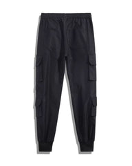 Women Black Slim Cargo Pants