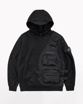 Fake Two Vest Tactical Hoodie