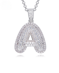 Custom DIY Couple Bubble 10mm Cuban Link Necklace